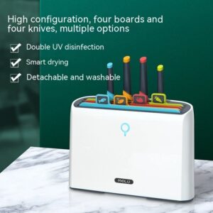 Household Intelligent Drying UV Disinfection Removable And Washable Knife Holder