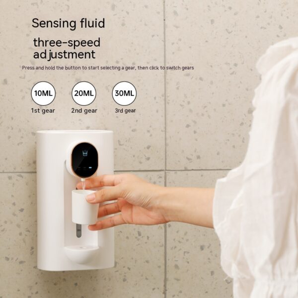 Automatic Mouthwash Dispenser Punch Free Easy To Fill Adjustable Wall Mounted Mouth Wash Dispenser - Image 3