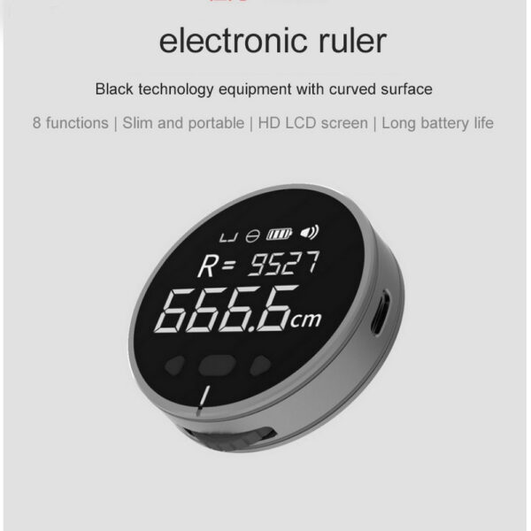Distance Measuring Instrument Electronic Measuring Ruler Tape Measure High Definition Digital - Image 5